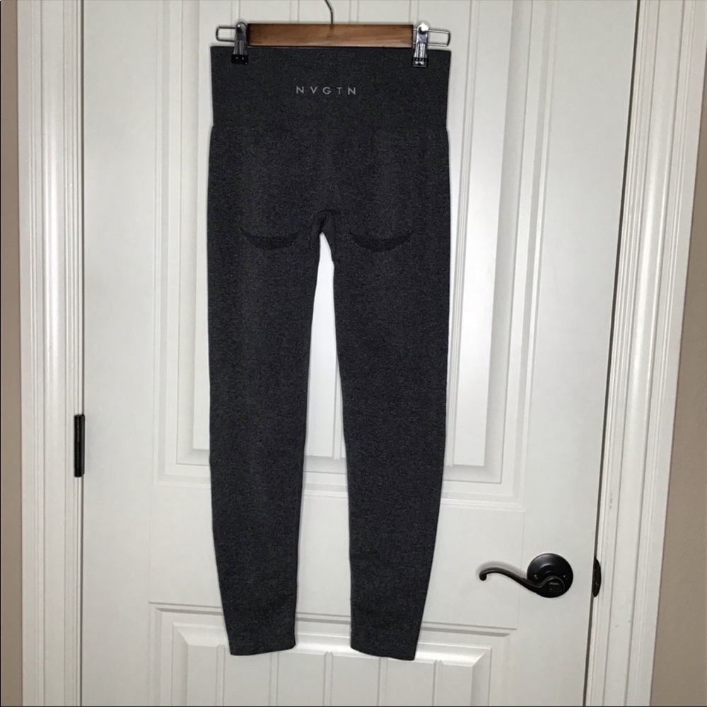 NVGTN Curve Black Speckled Seamless Leggings.